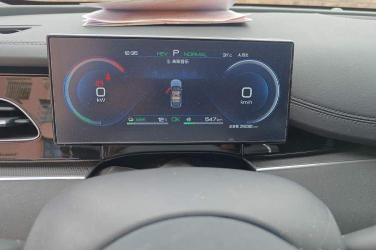 Used BYD Seal 06 New Energy 2024 DM-i 80KM Prestige Model Odometer Close Up