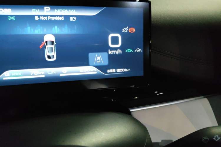 Used BYD Seal 06 New Energy 2024 DM-i 120KM Luxury Model Odometer Close Up