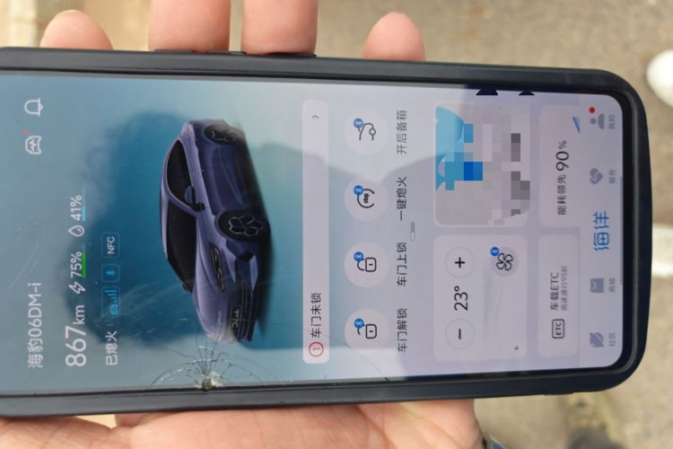 Used BYD Seal 06 New Energy 2024 DM-i 80KM Luxury Model Vehicle Key