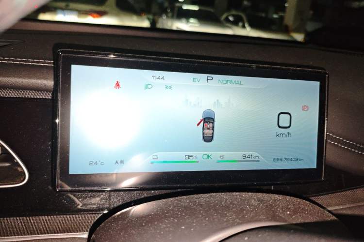 Used BYD Seal 06 New Energy 2024 DM-i 80KM Luxury Model Instrument Cluster