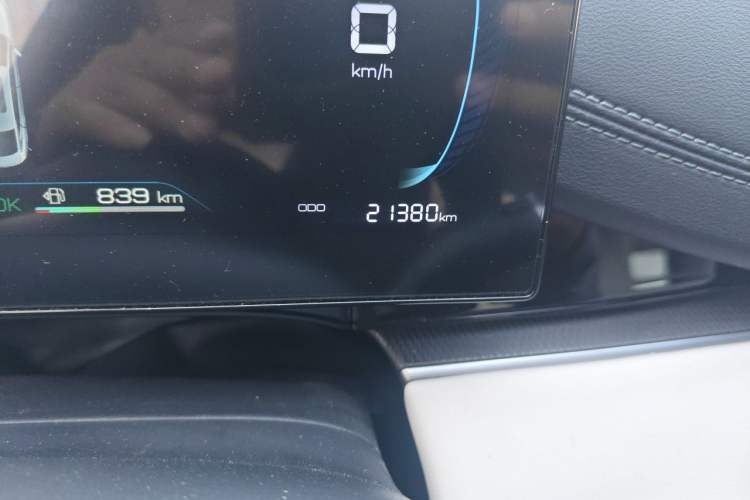 Used BYD Seal 06 New Energy 2024 DM-i 80KM Luxury Model Odometer Close Up
