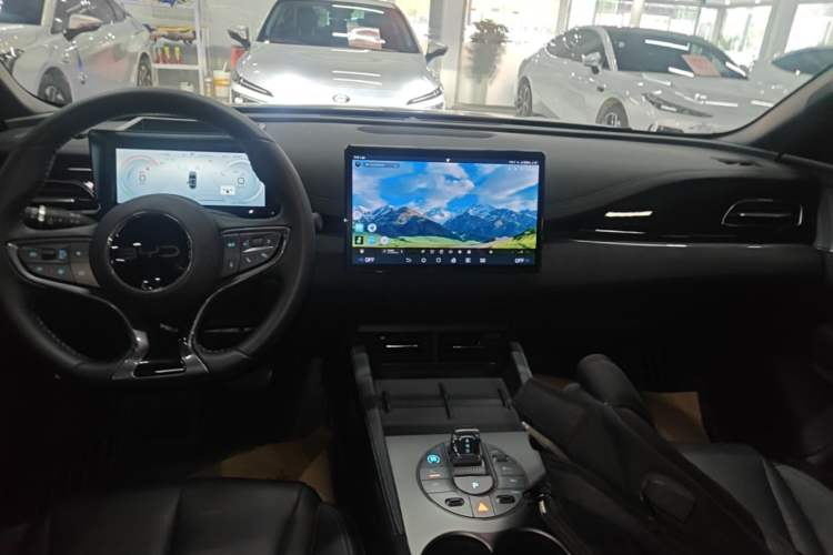 Used BYD Seal 06 New Energy 2024 DM-i 120KM Luxury Model Audio And AC Panel