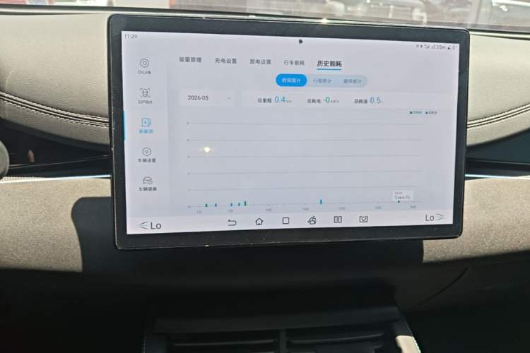 Used BYD Seal 06 New Energy 2024 DM-i 80KM Prestige Model Audio And AC Panel