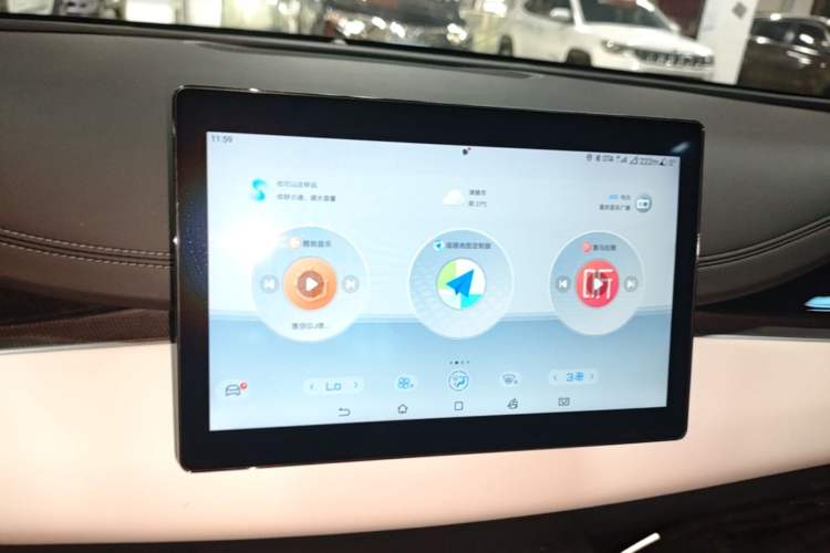 Used BYD Seal 06 New Energy 2024 DM-i 80KM Luxury Model Audio And AC Panel