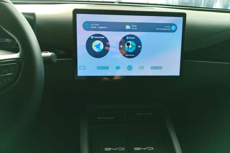 Used BYD Seal 06 New Energy 2024 DM-i 80KM Prestige Model Audio And AC Panel