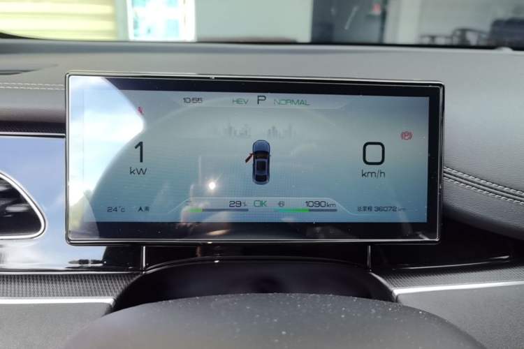 Used BYD Seal 06 New Energy 2024 DM-i 80KM Prestige Model Instrument Cluster