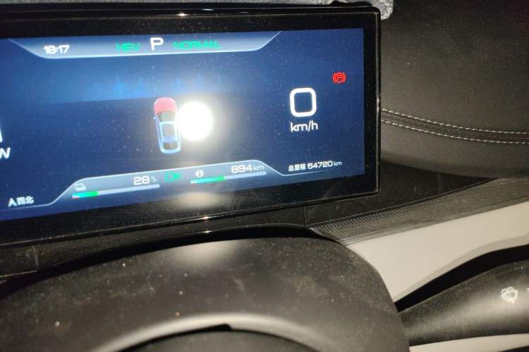 Used BYD Seal 06 New Energy 2024 DM-i 80KM Prestige Model Odometer Close Up