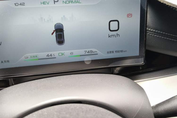 Used BYD Seal 06 New Energy 2024 DM-i 80KM Prestige Model Odometer Close Up