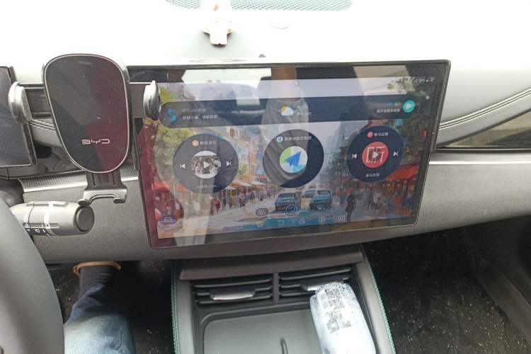 Used BYD Seal 06 New Energy 2024 DM-i 120KM Luxury Model Audio And AC Panel