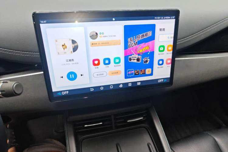 Used BYD Seal 06 New Energy 2024 DM-i 120KM Luxury Model Audio And AC Panel
