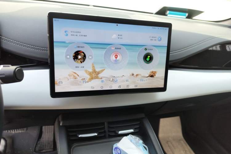 Used BYD Seal 06 New Energy 2024 DM-i 120KM Luxury Model Audio And AC Panel