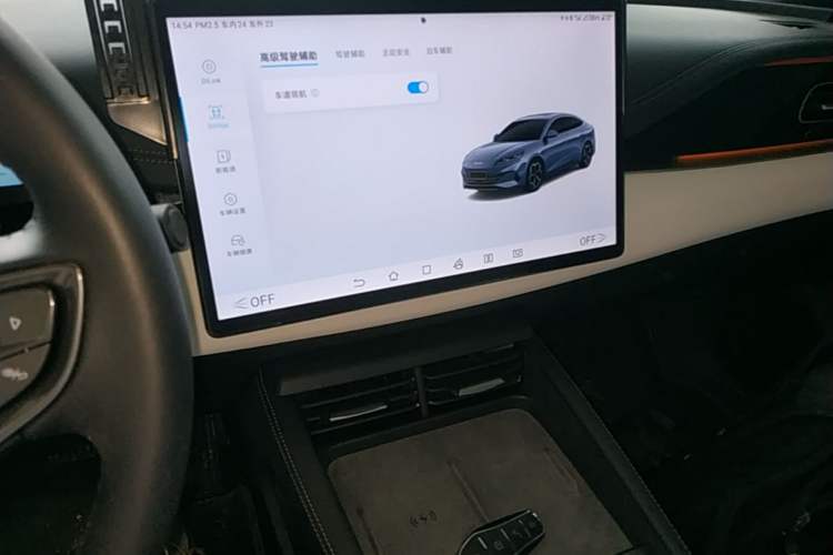 Used BYD Seal 06 New Energy 2024 DM-i 120KM Flagship Model Audio And AC Panel