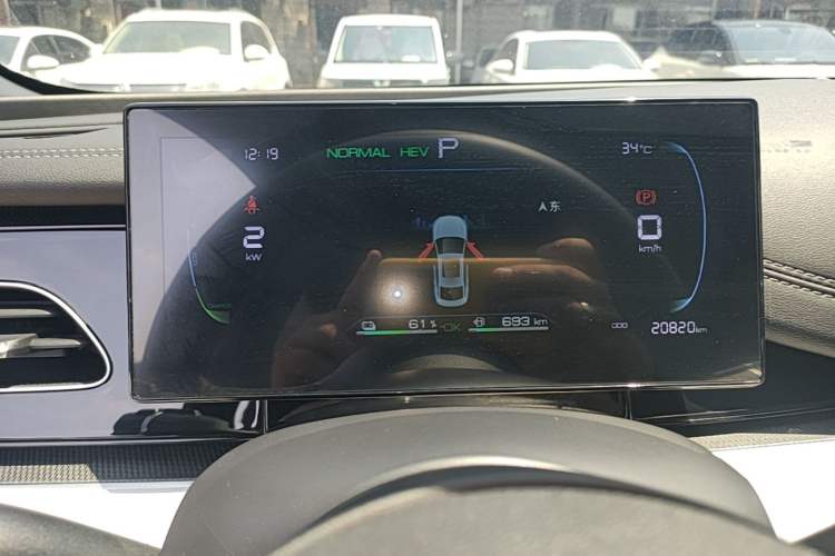 Used BYD Seal 06 New Energy 2024 DM-i 80KM Luxury Model Instrument Cluster