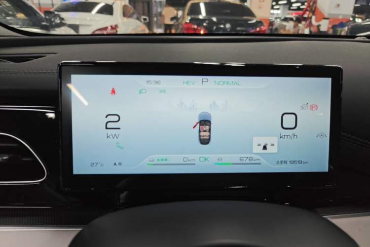 Used BYD Seal 06 New Energy 2024 DM-i 120KM Luxury Model Instrument Cluster