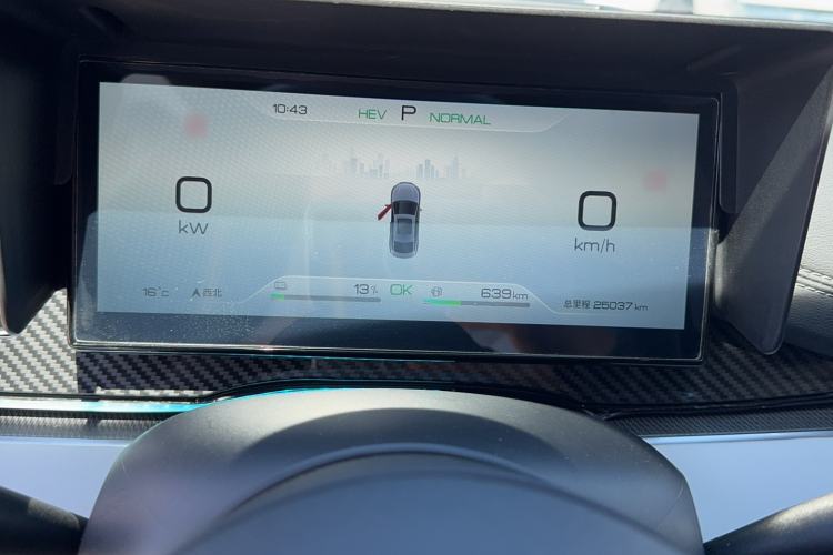 Used BYD Seal 06 New Energy 2024 DM-i 120KM Prestige Model Instrument Cluster