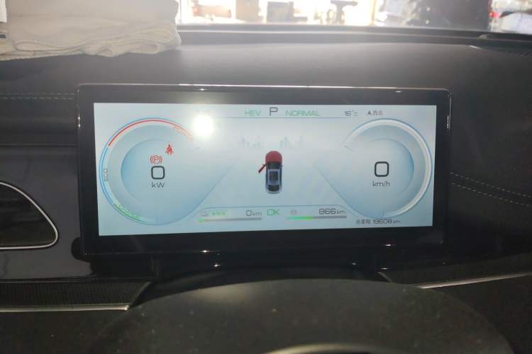 Used BYD Seal 06 New Energy 2024 DM-i 80KM Prestige Model Instrument Cluster