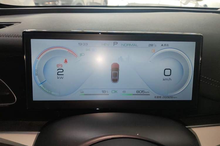 Used BYD Seal 06 New Energy 2024 DM-i 80KM Prestige Model Instrument Cluster