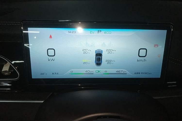 Used BYD Seal 06 New Energy 2024 DM-i 80KM Prestige Model Instrument Cluster