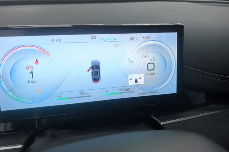 Used BYD Seal 06 New Energy 2024 DM-i 120KM Luxury Model Instrument Cluster