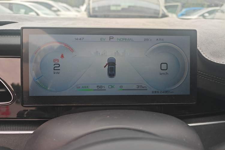 Used BYD Seal 06 New Energy 2024 DM-i 120KM Prestige Model Instrument Cluster