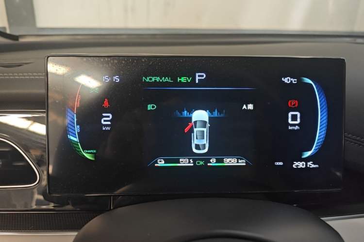 Used BYD Seal 06 New Energy 2024 DM-i 80KM Luxury Model Instrument Cluster