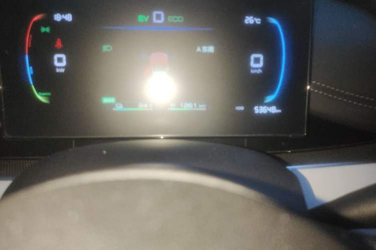 Used BYD Seal 06 New Energy 2024 DM-i 80KM Luxury Model Odometer Close Up