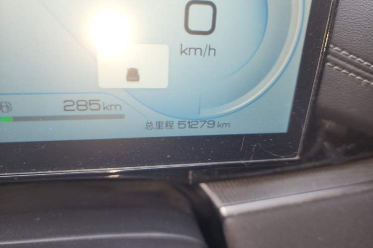 Used BYD Seal 06 New Energy 2024 DM-i 120KM Luxury Model Odometer Close Up