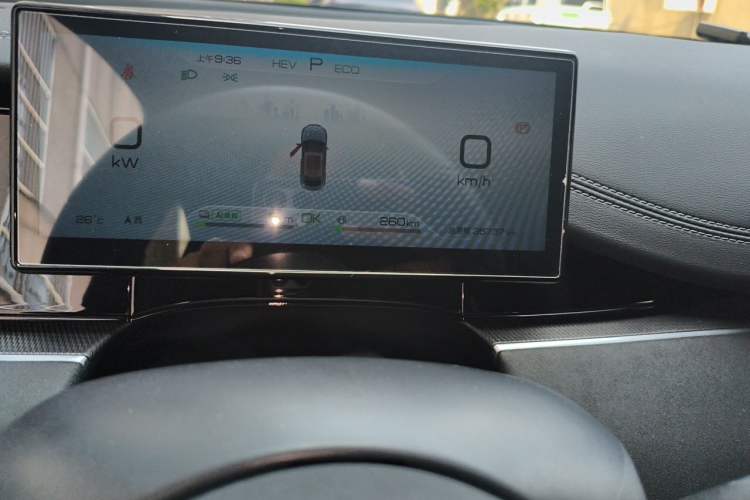 Used BYD Seal 06 New Energy 2024 DM-i 80KM Prestige Model Odometer Close Up
