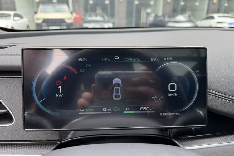 Used BYD Seal 06 New Energy 2024 DM-i 120KM Luxury Model Odometer Close Up