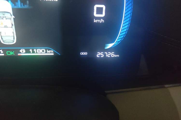 Used BYD Seal 06 New Energy 2024 DM-i 80KM Luxury Model Odometer Close Up