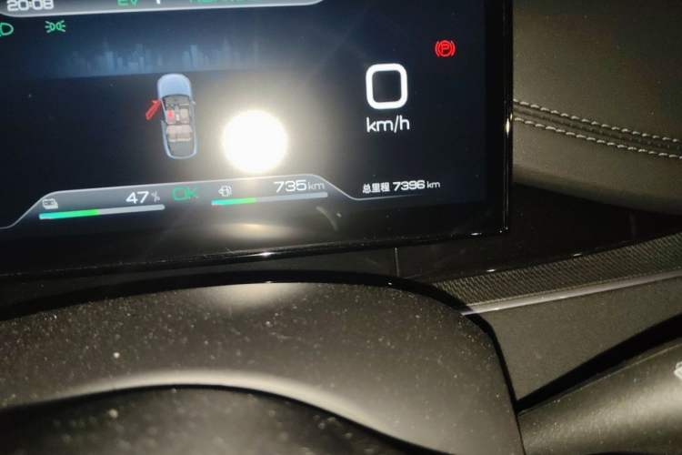 Used BYD Seal 06 New Energy 2024 DM-i 120KM Prestige Model Odometer Close Up