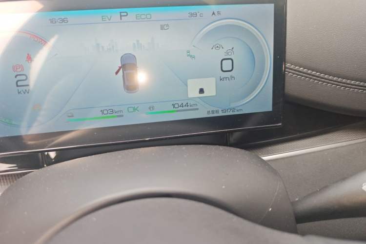 Used BYD Seal 06 New Energy 2024 DM-i 120KM Luxury Model Odometer Close Up