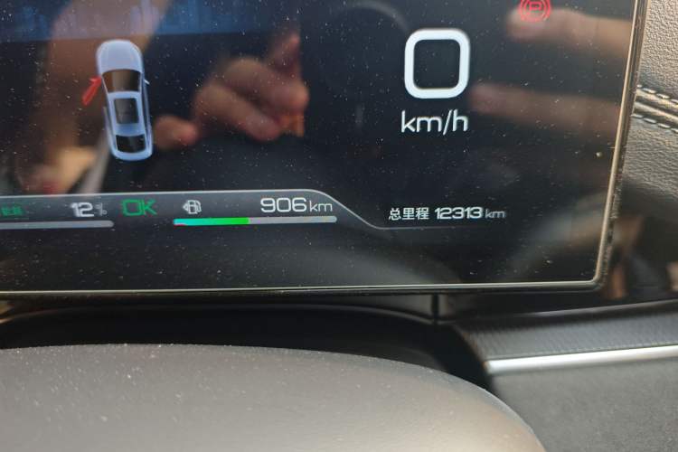 Used BYD Seal 06 New Energy 2024 DM-i 80KM Prestige Model Odometer Close Up