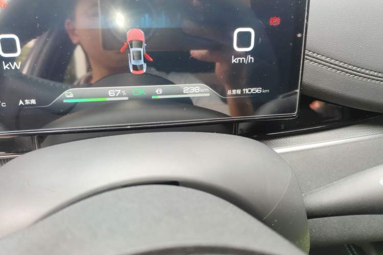 Used BYD Seal 06 New Energy 2024 DM-i 120KM Prestige Model Odometer Close Up