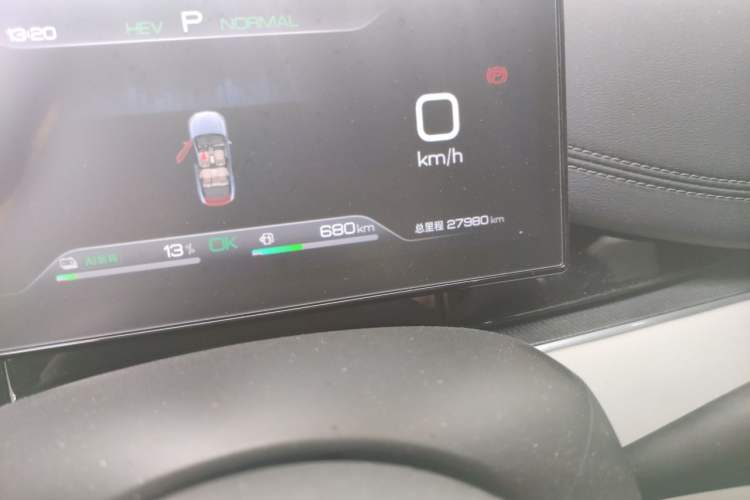 Used BYD Seal 06 New Energy 2024 DM-i 120KM Prestige Model Odometer Close Up