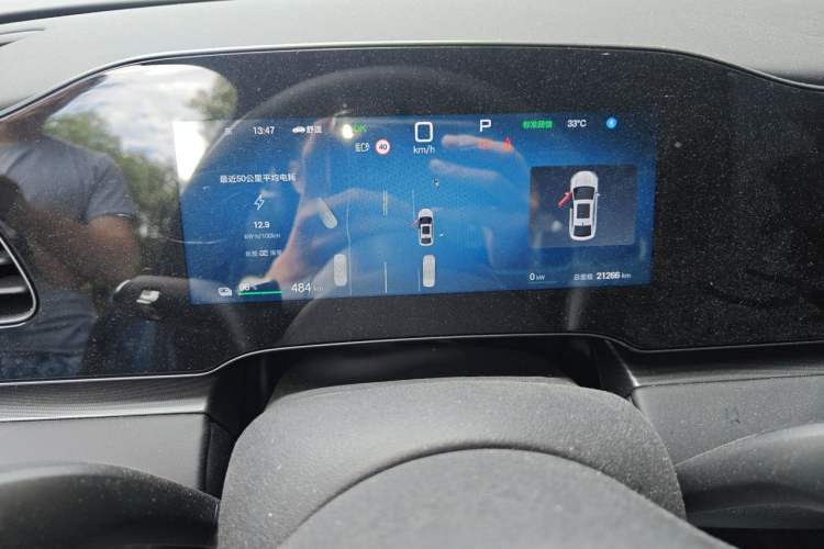 Used BYD Seal 06 New Energy 2025 EV 545KM Flagship Edition Odometer Close Up