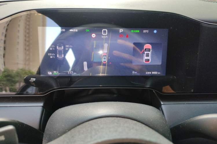 Used BYD Seal 06 New Energy 2025 EV 545KM Flagship Edition Odometer Close Up