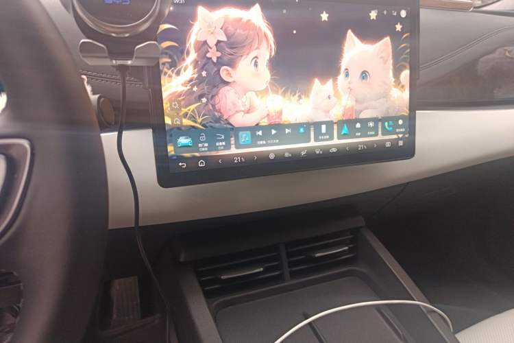 Used BYD Seal 06 New Energy 2025 DM-i Smart Drive 80KM Luxury Model Audio And AC Panel