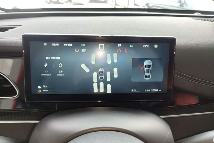 Used BYD Seal 06 New Energy 2025 DM-i Smart Drive 80KM Luxury Model Instrument Cluster