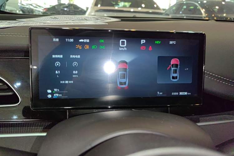 Used BYD Seal 06 New Energy 2025 DM-i Smart Drive 120KM Prestige Model Instrument Cluster