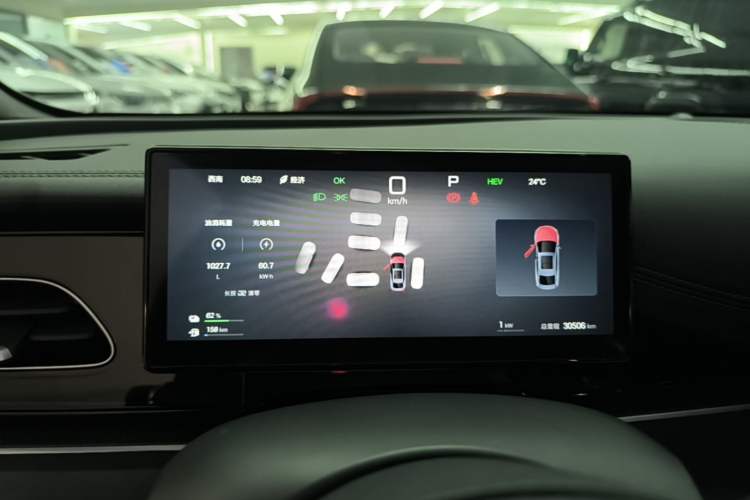 Used BYD Seal 06 New Energy 2025 DM-i Smart Drive 80KM Luxury Model Instrument Cluster