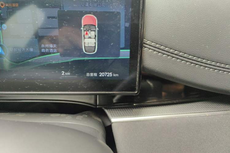 Used BYD Seal 06 New Energy 2025 DM-i Smart Drive 80KM Luxury Model Odometer Close Up