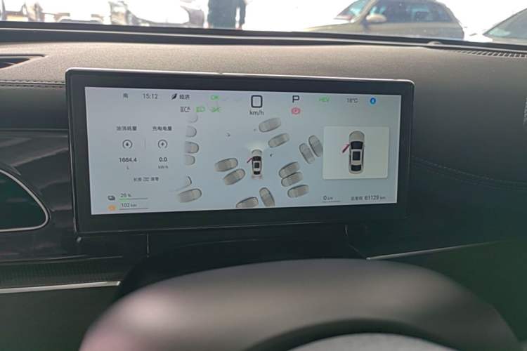 Used BYD Seal 06 New Energy 2025 DM-i Smart Drive 80KM Luxury Model Instrument Cluster