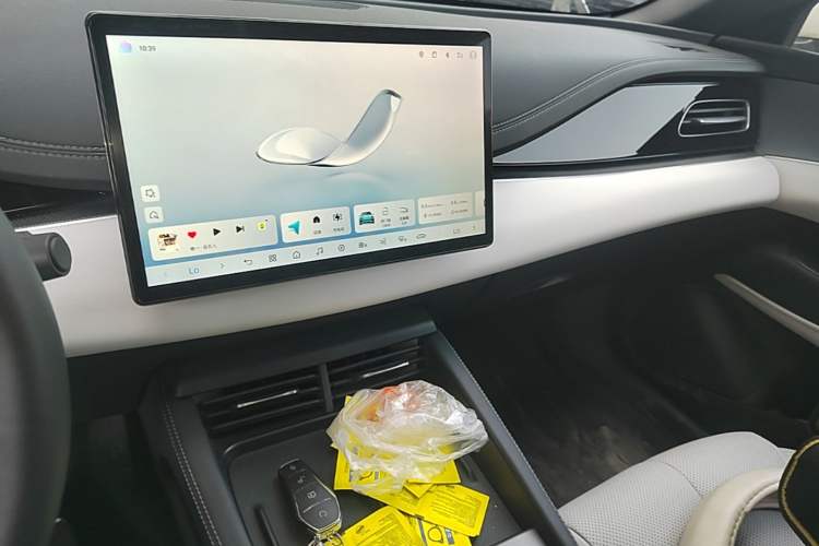 Used BYD Seal 06 New Energy 2025 DM-i Smart Drive 120KM Prestige Model Audio And AC Panel
