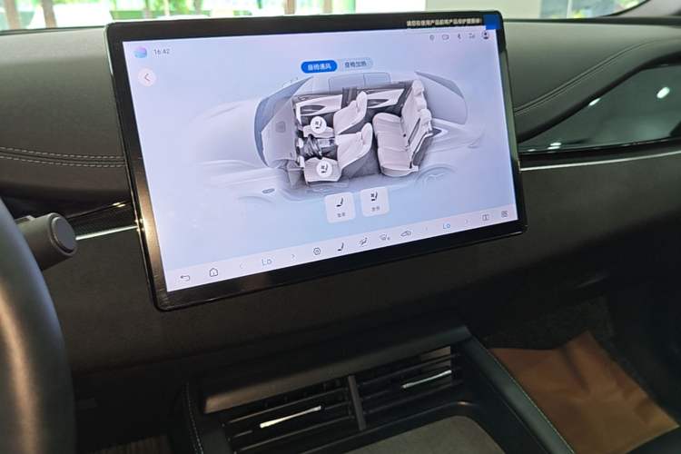 Used BYD Seal 06 New Energy 2025 DM-i Smart Drive 120KM Deluxe Model Audio And AC Panel