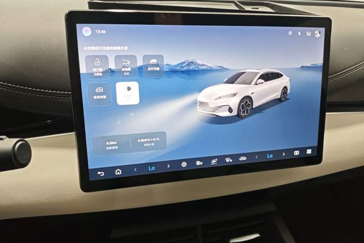 Used BYD Seal 06 New Energy 2025 DM-i Smart Drive 80KM Luxury Model Audio And AC Panel