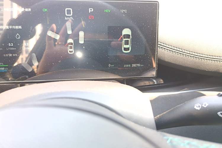 Used BYD Seal 06 New Energy 2025 DM-i Smart Drive 80KM Luxury Model Odometer Close Up