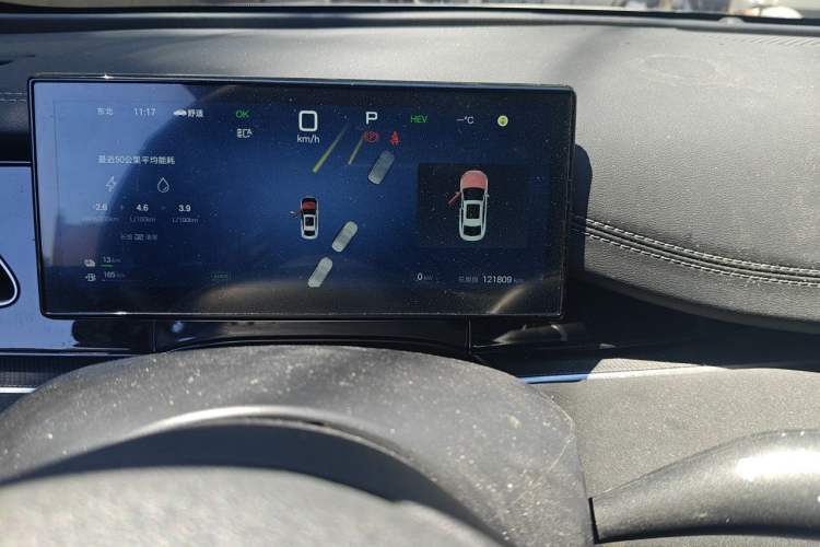 Used BYD Seal 06 New Energy 2025 DM-i Smart Drive 80KM Luxury Model Odometer Close Up