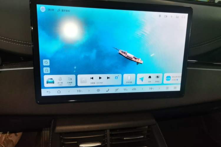 Used BYD Seal 06 New Energy 2025 DM-i Smart Drive 120KM Deluxe Model Audio And AC Panel