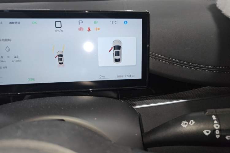 Used BYD Seal 06 New Energy 2025 DM-i Smart Drive 80KM Luxury Model Odometer Close Up